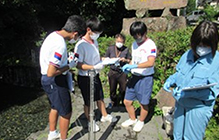 熊本分析センター 地元中学校の環境学習教室を開催