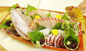 鯛姿舟盛り