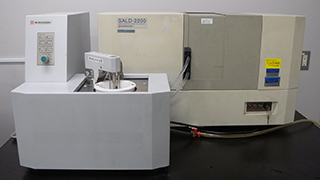 レーザー回折式粒子径分布装置 SALD-2200